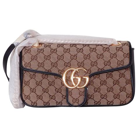 sac gucci marron|what makes gucci marmont bag.